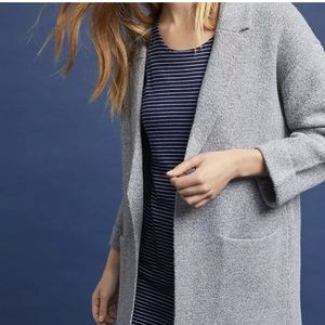 Anthropologie Angie Gray Sweater Coat by Moth